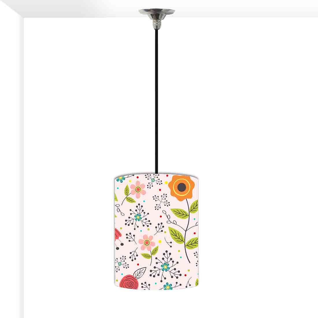 Ceiling Hanging Pendant Lamp Shade - Spring Floral