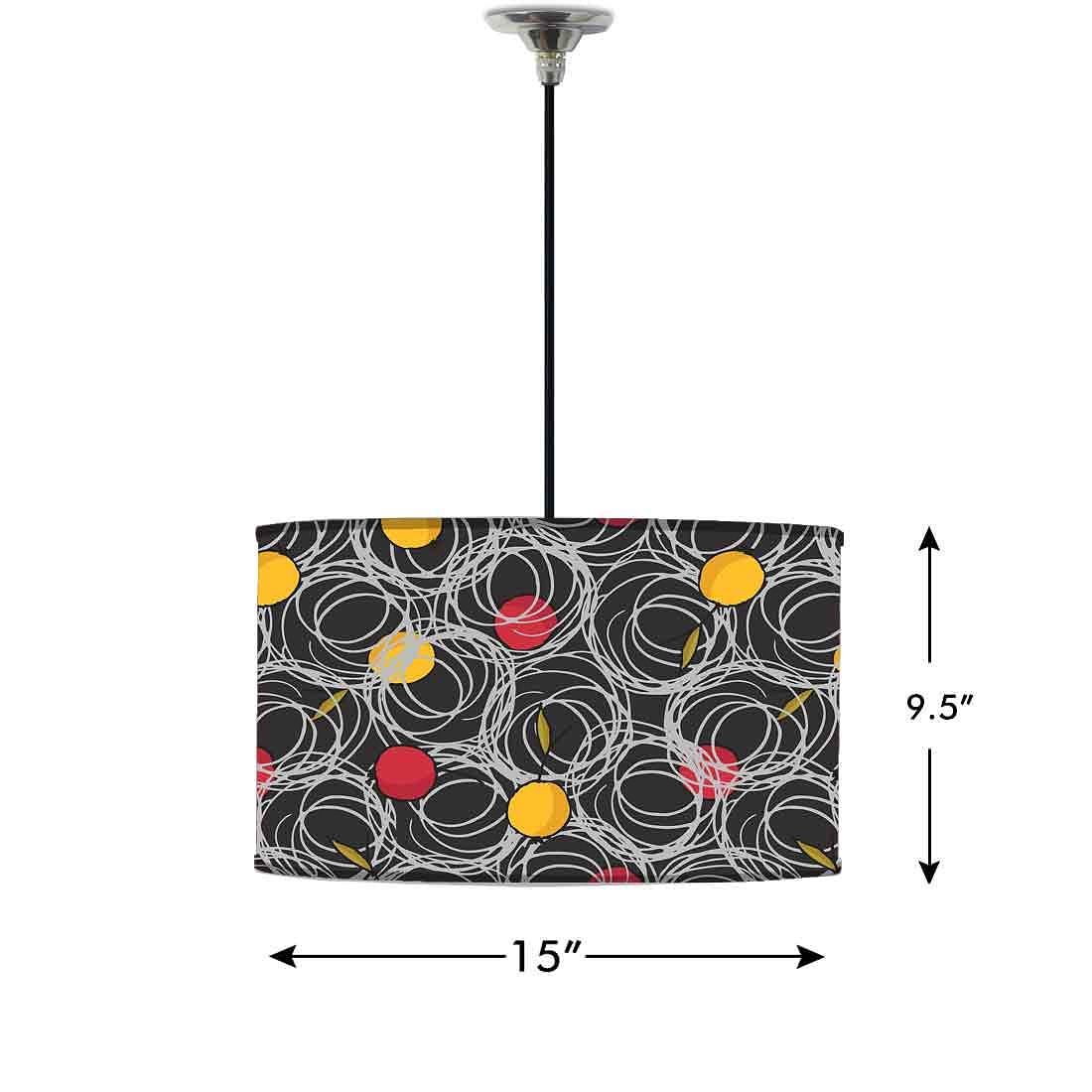 Pendant Lamp Drum Shade Ceiling Lights - Image 2