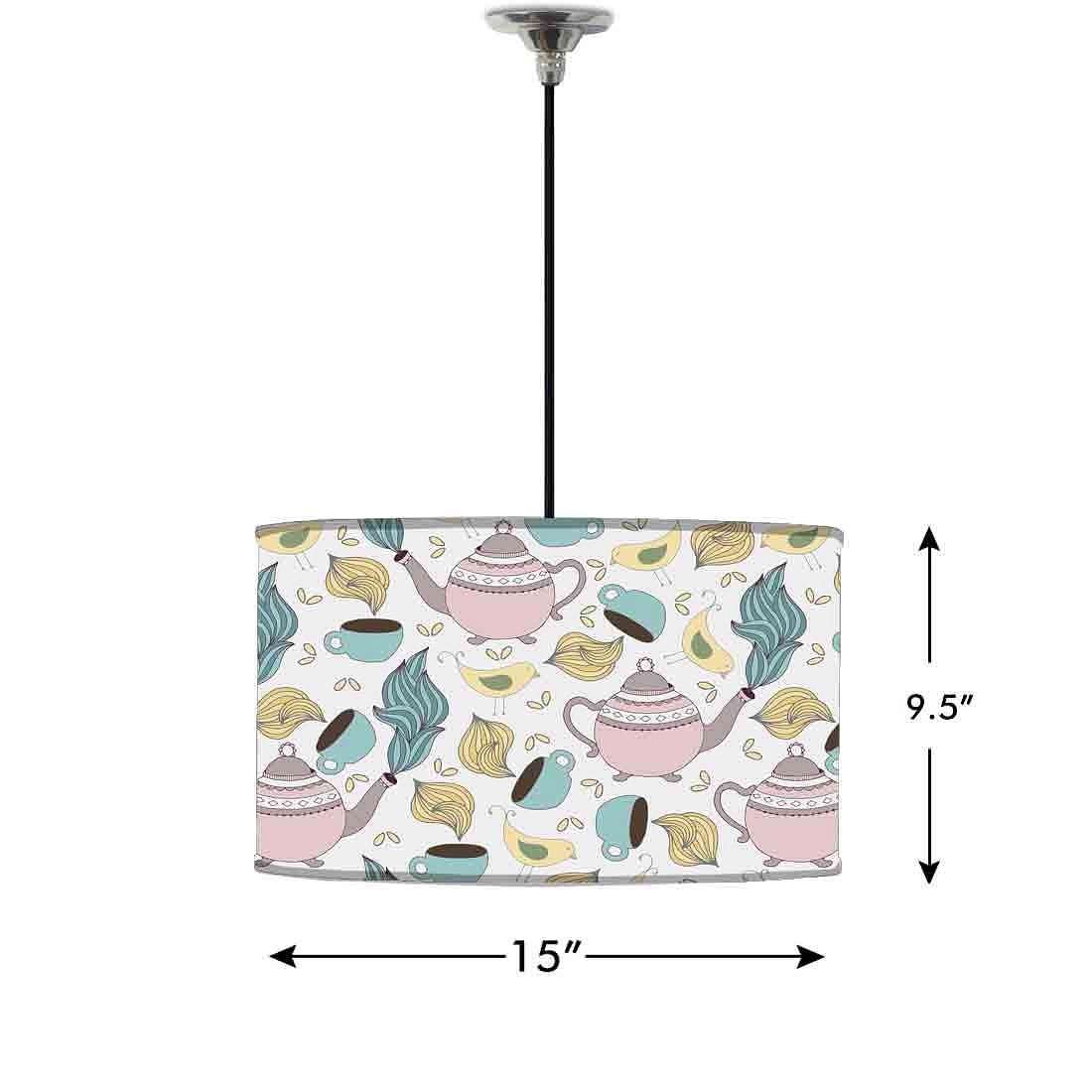 Pendant Lamp Drum Shade Ceiling Lights - Image 2