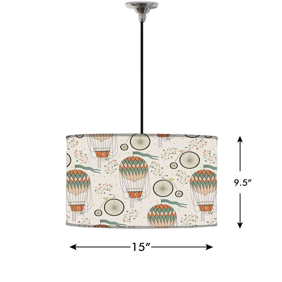 Pendant Lamp Drum Shade Ceiling Lights - Image 2