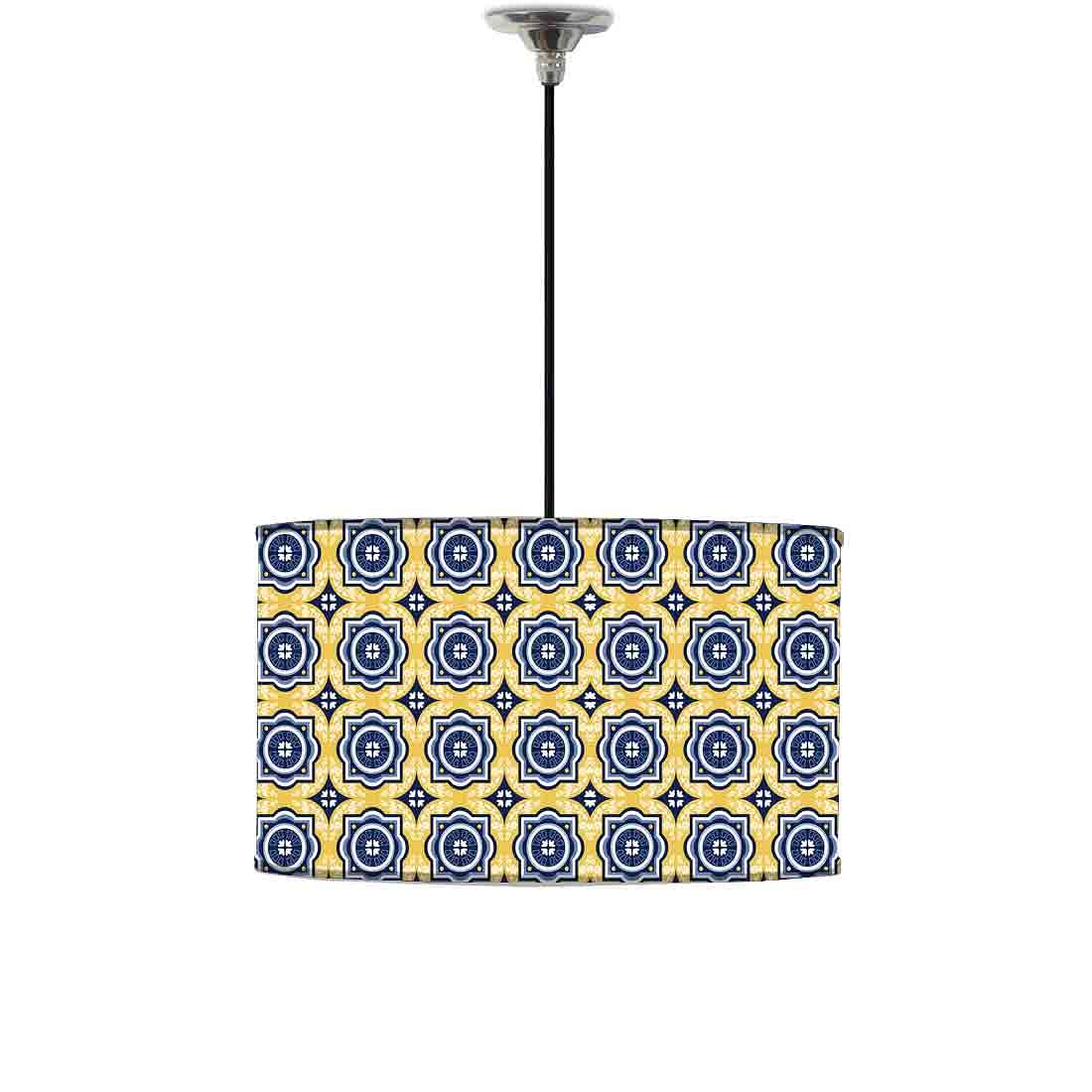 Ceiling Lamp Hanging Drum Lampshade - Portuguese Architecture