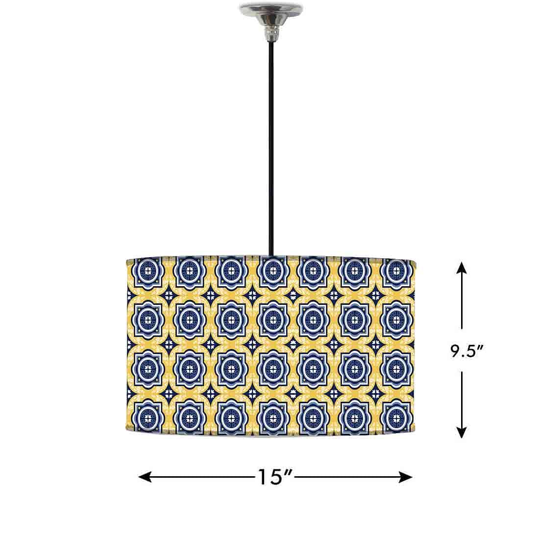 Ceiling Lamp Hanging Drum Lampshade - Portuguese Architecture - Image 2