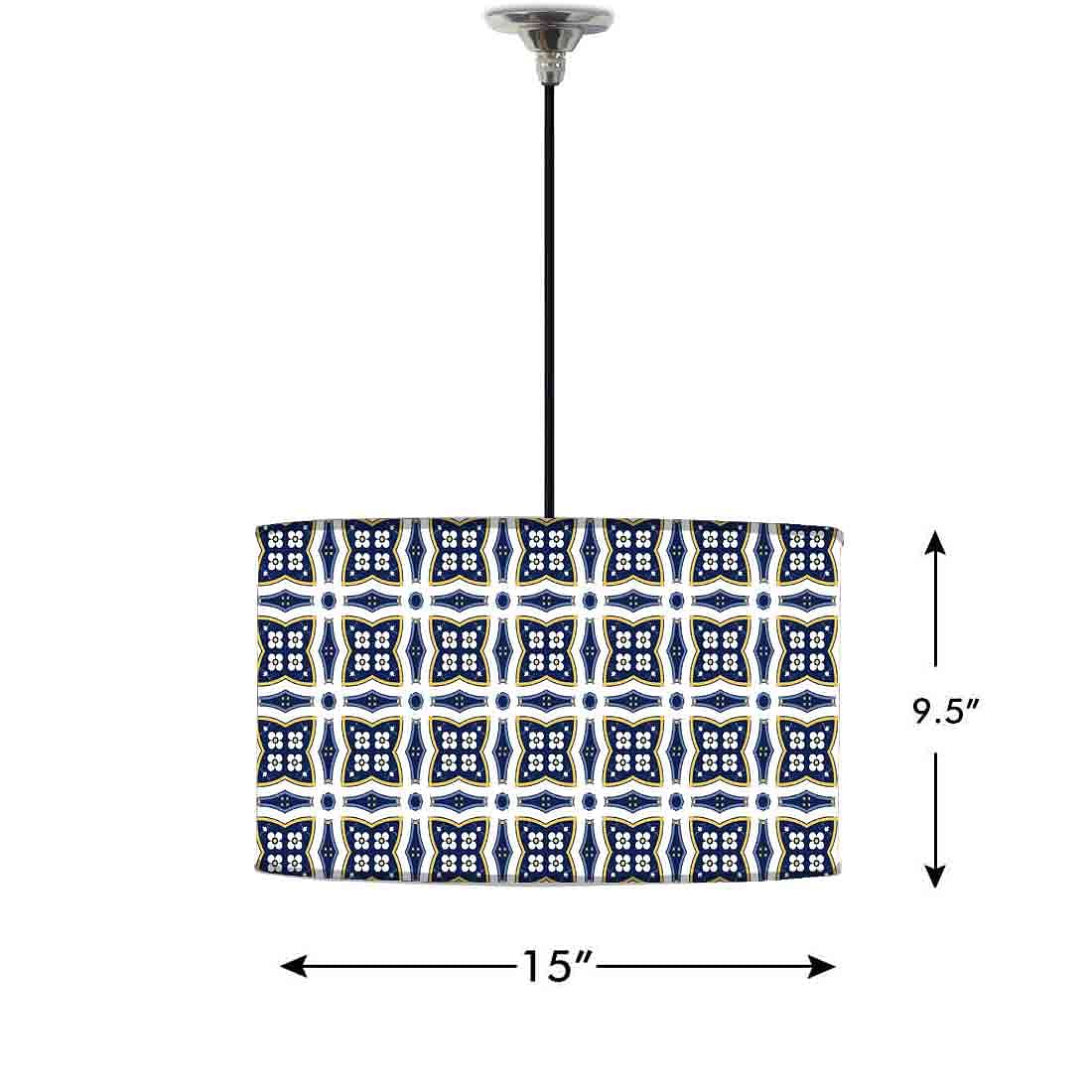 Ceiling Lamp Hanging Drum Lampshade - Iberian Love - Image 2