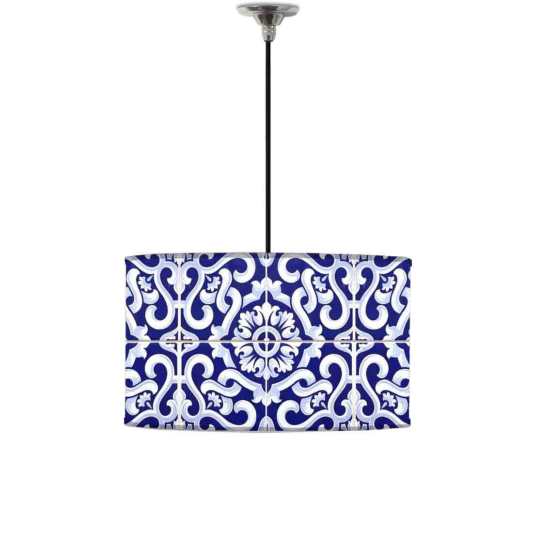 Decorative Ceiling Lamps for Living Room - Blue Tiles - Image 2