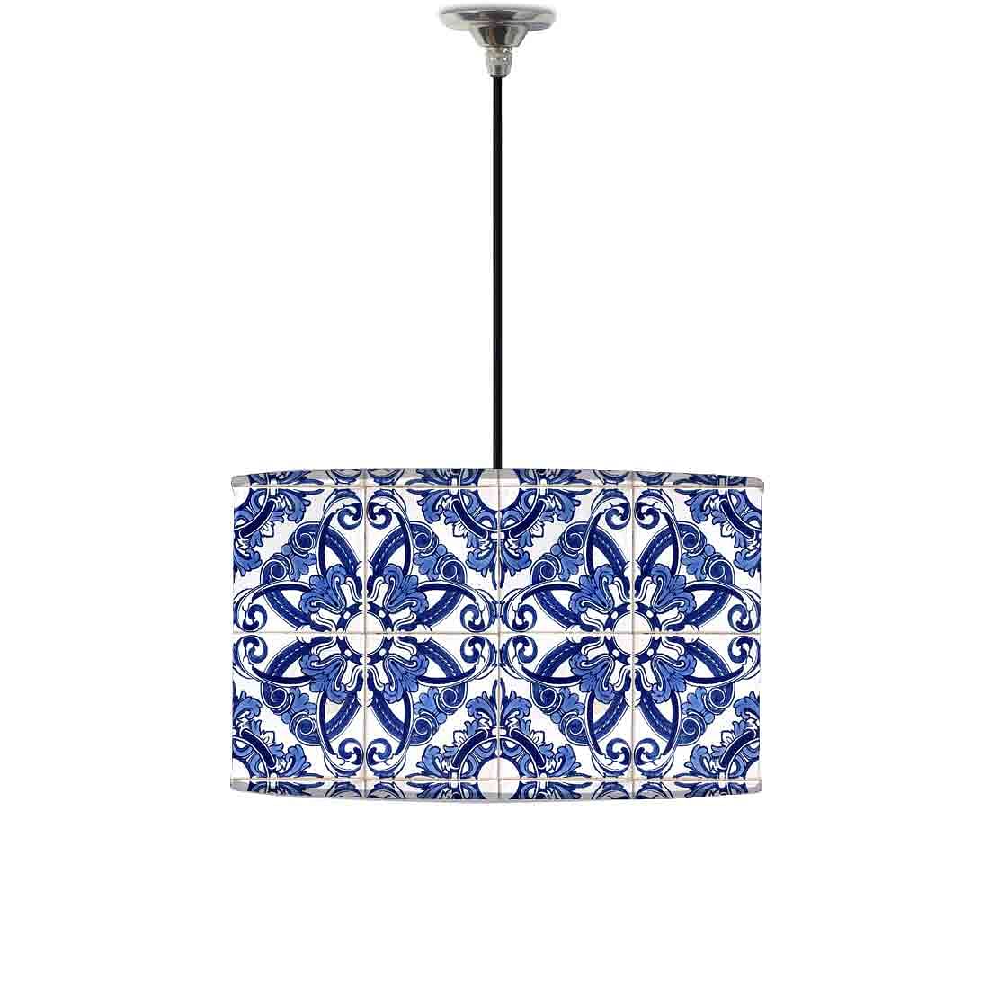 Ceiling Lamp Hanging Drum Lampshade - Viva Azulezoz