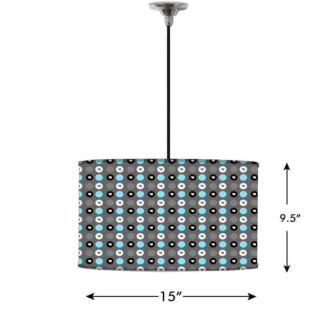 Pendant Lamp Drum Shade Ceiling Lights - Image 2