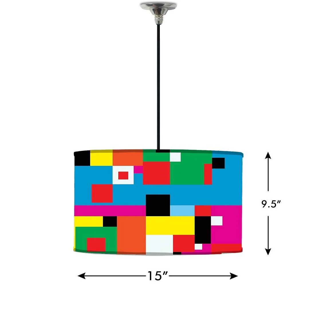Pendant Lamp Drum Shade Ceiling Lights - Image 2