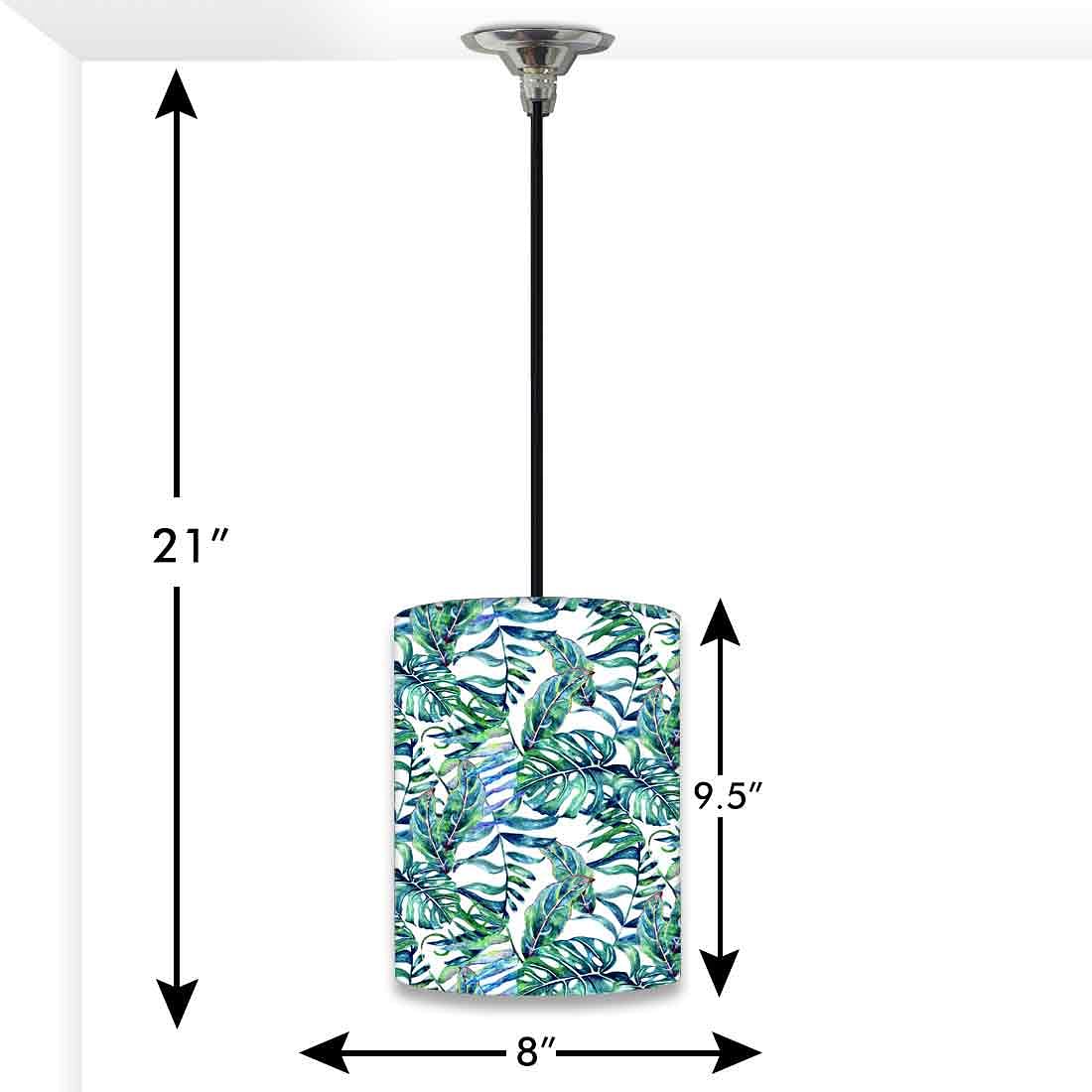 Ceiling Hanging Pendant Lamp Shade - Tropical Leaf - Image 3