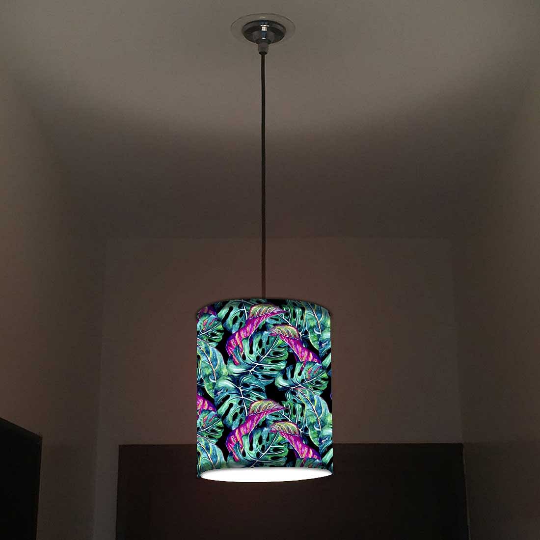 Ceiling Hanging Pendant Lamp Shade - Multicolor Leaf - Image 2
