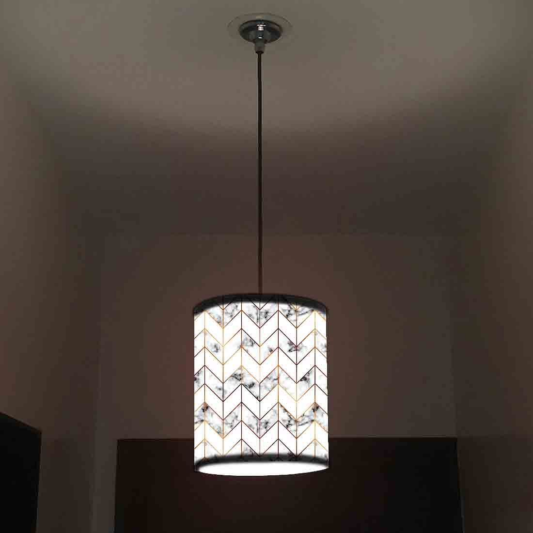 Ceiling Hanging Pendant Lamp Shade - Marble Pastle Designer - Image 2