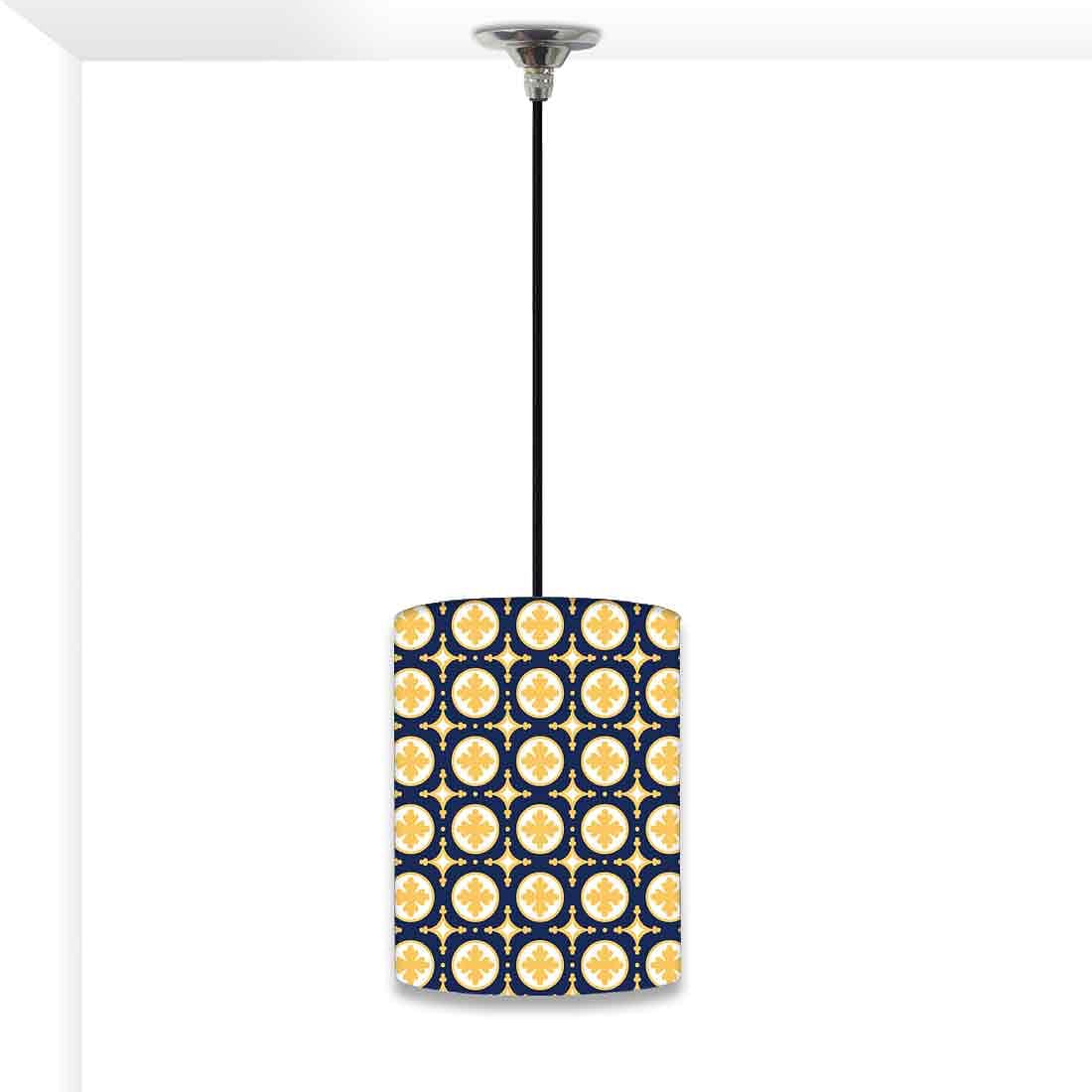 Ceiling Hanging Pendant Lamp Shade - Yellow Circle