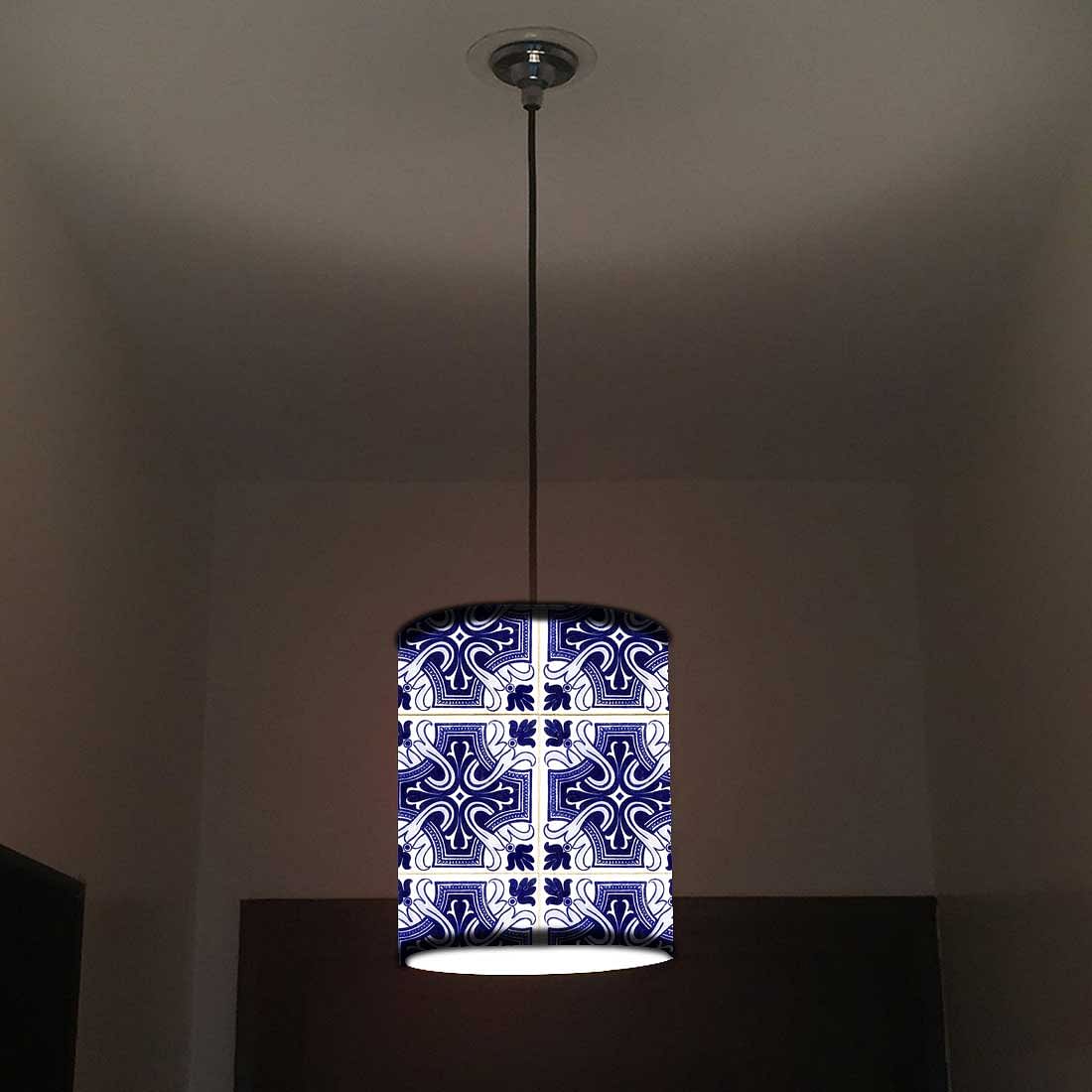 Ceiling Hanging Pendant Lamp Shade - Blue Lace - Image 2
