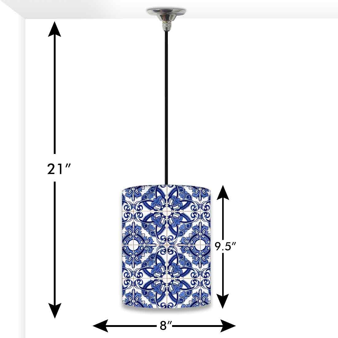 Ceiling Hanging Pendant Lamp Shade - Viva Azulezoz - Image 3