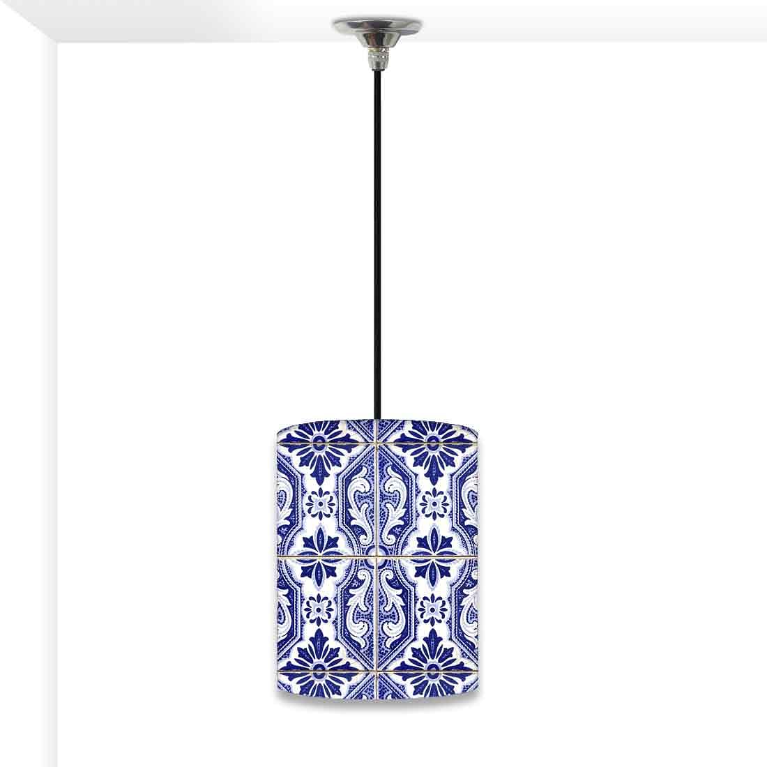 Ceiling Hanging Pendant Lamp Shade - Beautiful Spanish Tiles