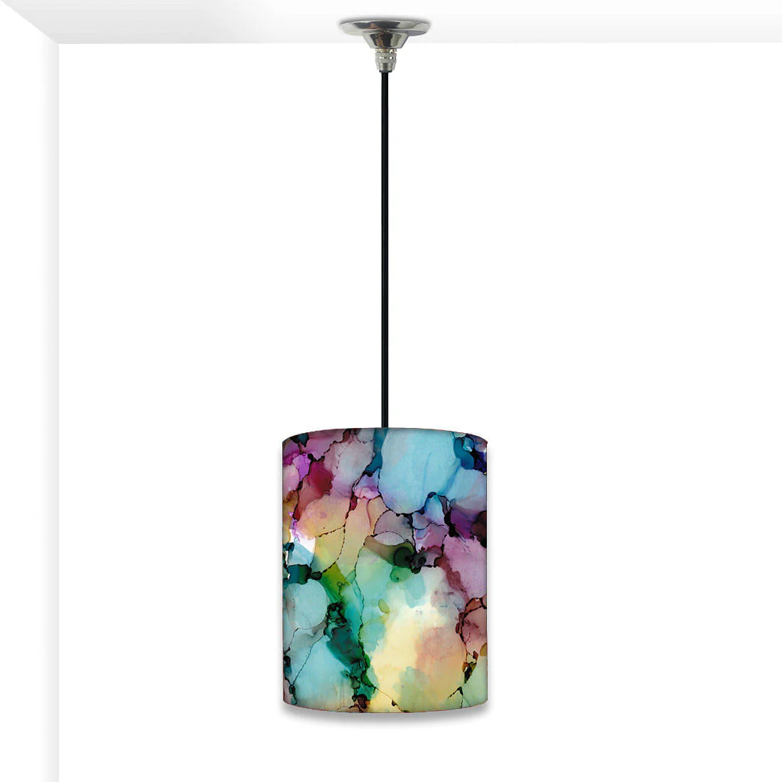 Best Designer Pendant Lamp - Alcohol Ink Styled Design