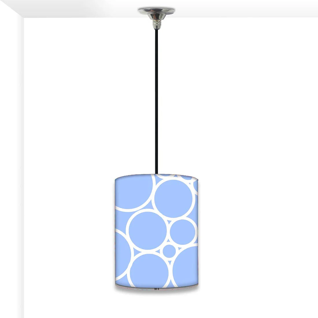 Beautiful Simple Pendant Lamp - Blue Circle