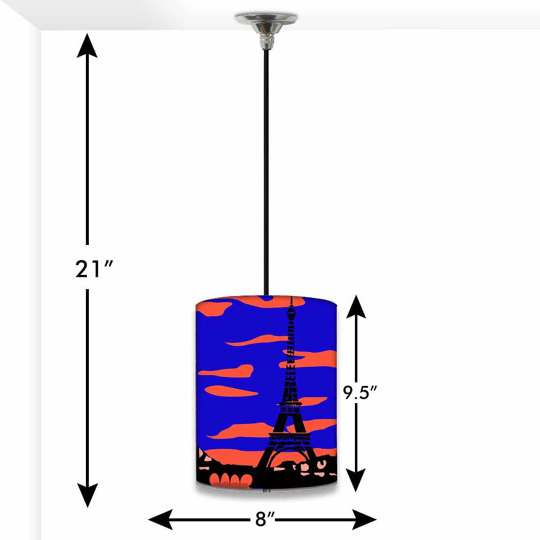 Beautiful Unique Pendant Lamp - Eiffel Tower - Image 2