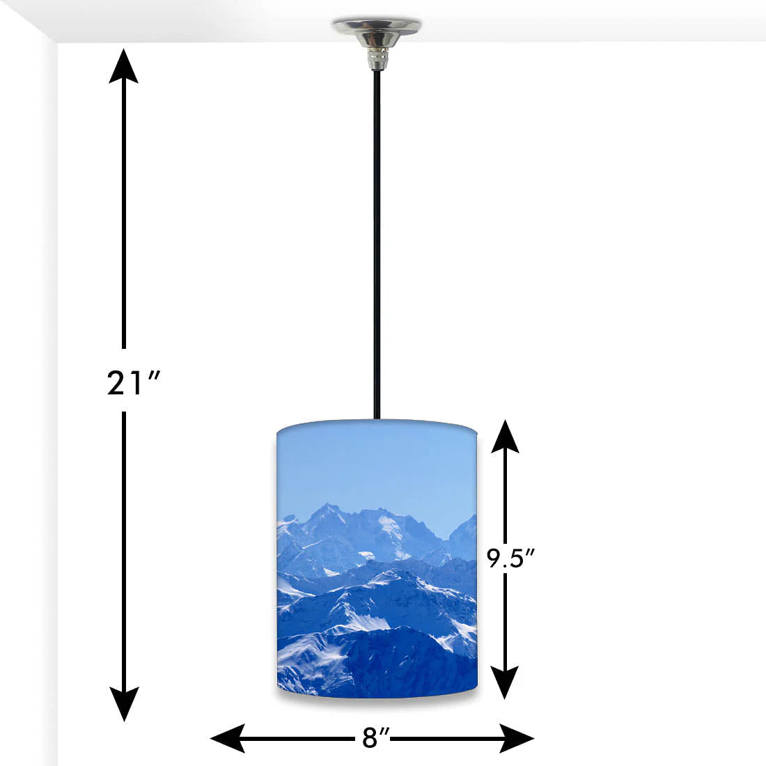 Ceiling Hanging Pendant Lamp Shade - Image 2
