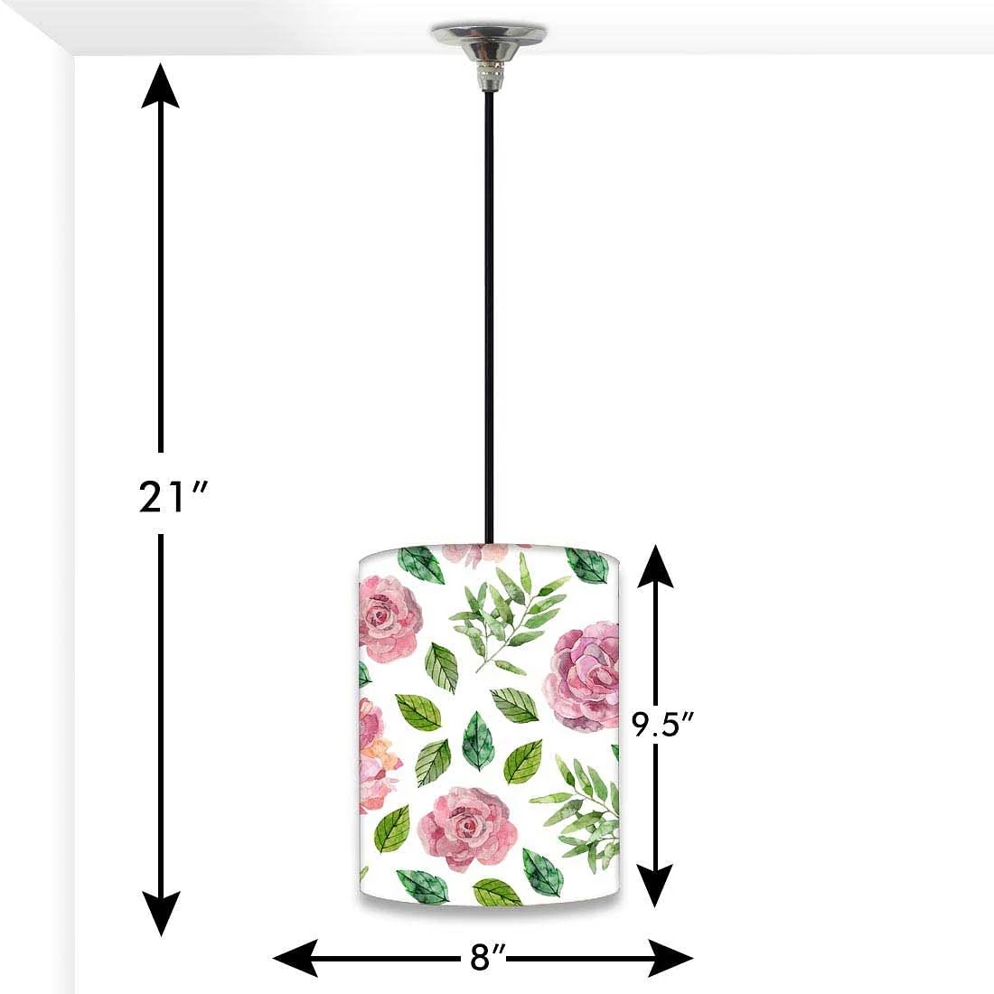 Amazing Ceiling Pendant Lamp - Watercolor Flower - Image 2