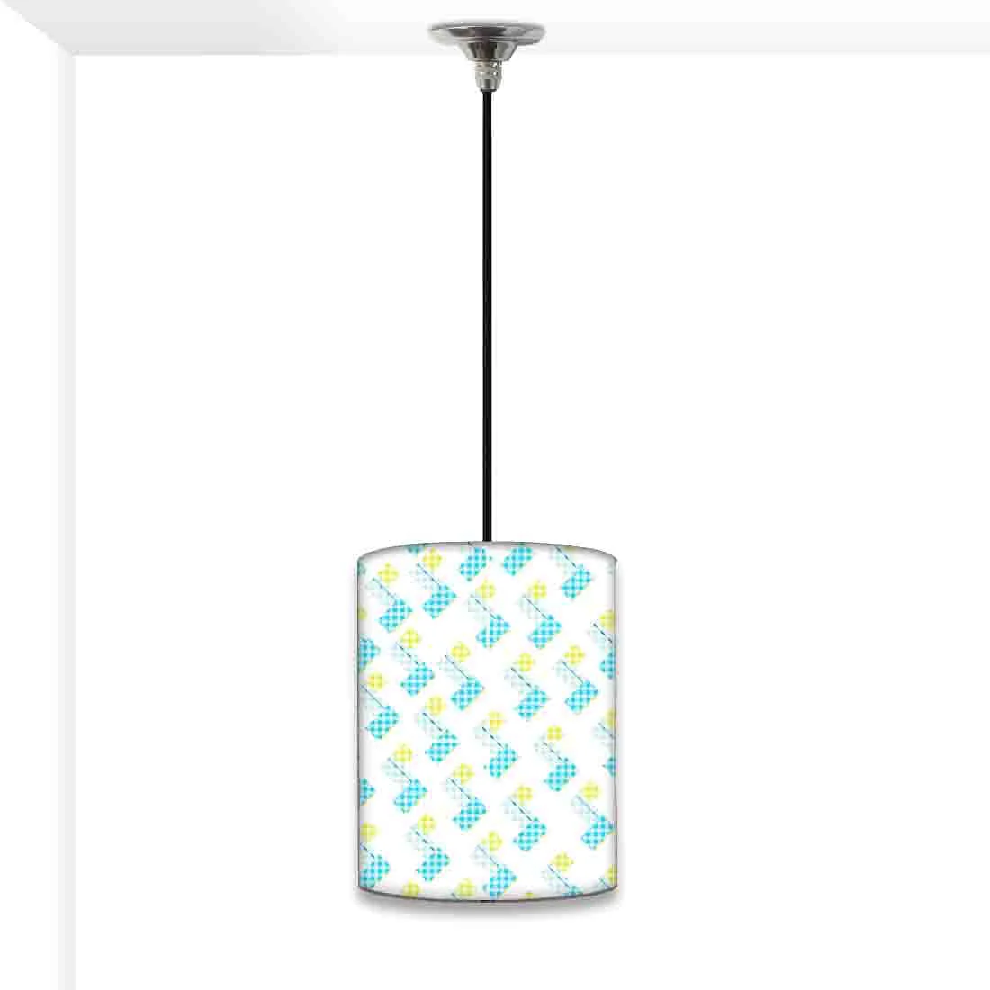 Beautiful Indoor Pendant Lamp - Yellow And White
