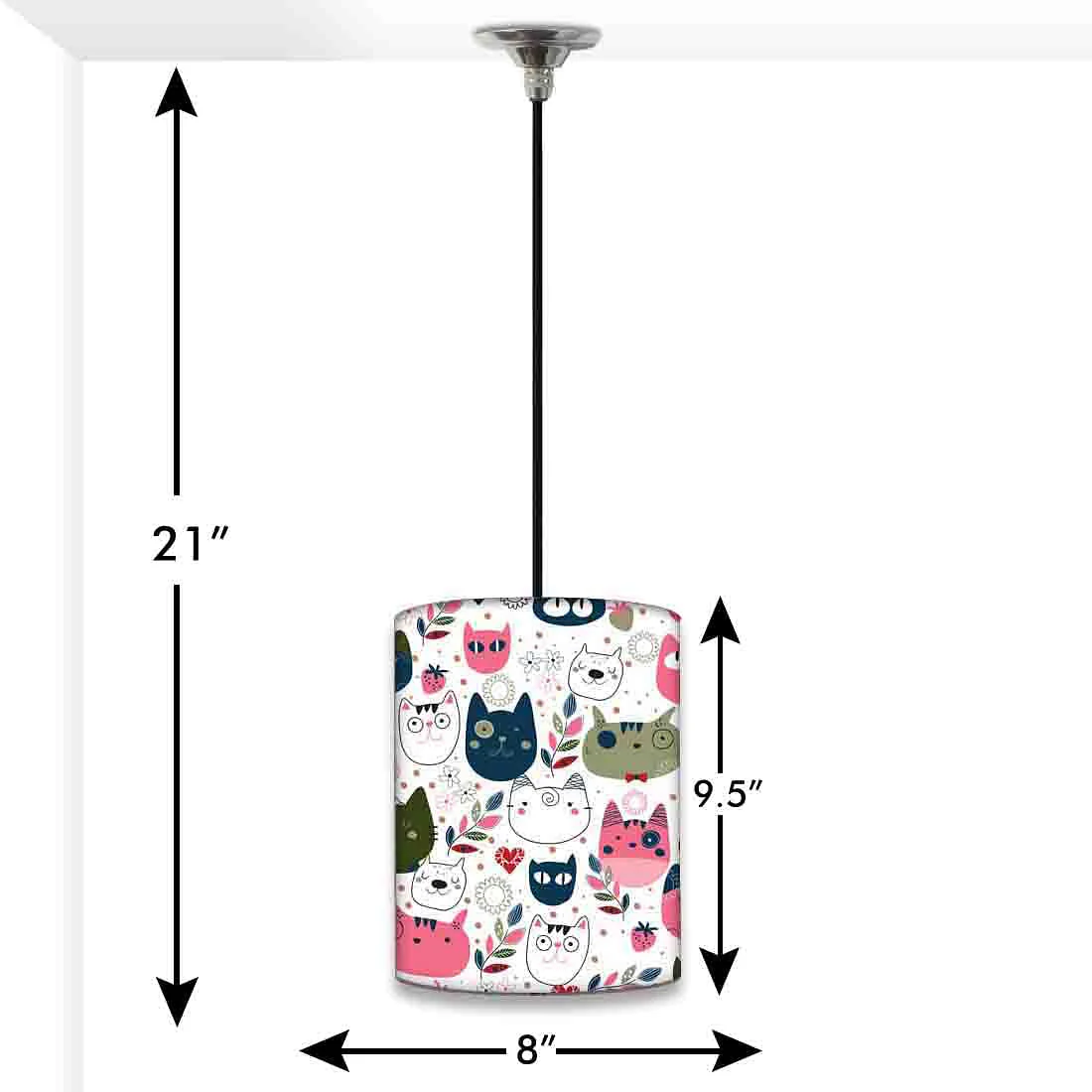 Nursery Ceiling Pendant Lamp - Cats Everywhere - Image 2