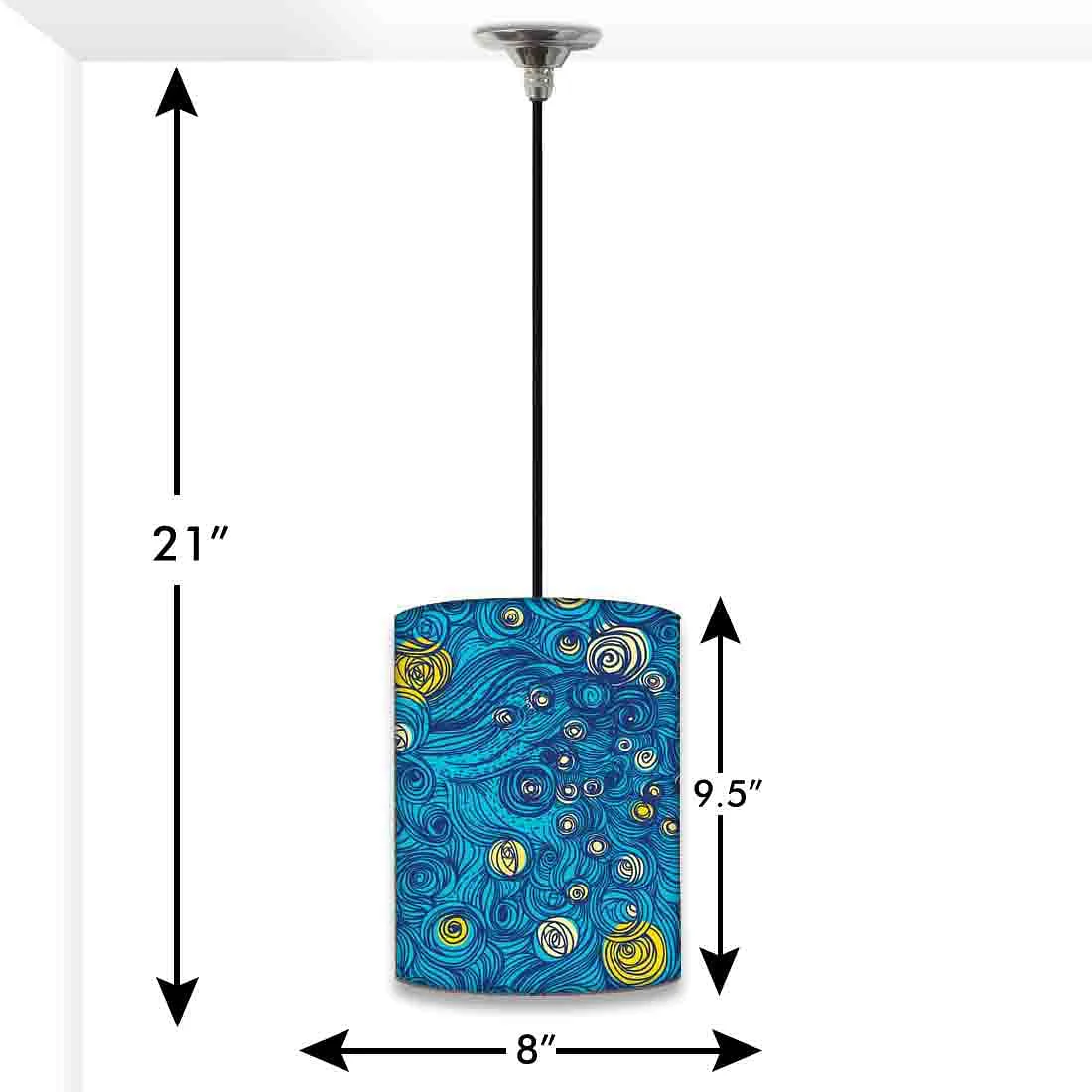 Small Hanging Pendant Lamp - Starry Starry Night - Image 2