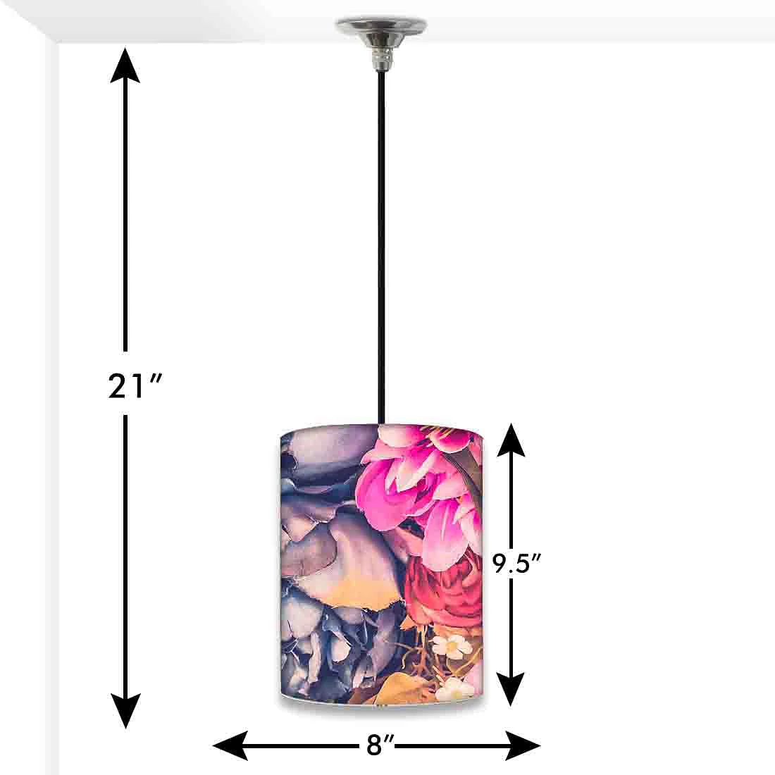 New Flower Hanging Pendant Lamp - Watercolor Flower - Image 2
