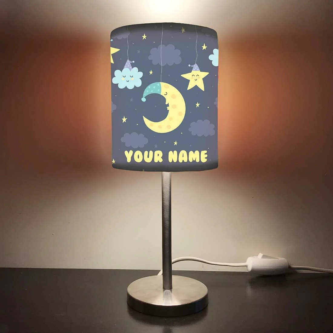Personalized Bedside Lamp for Kids Bedroom with 3w LED Bulb