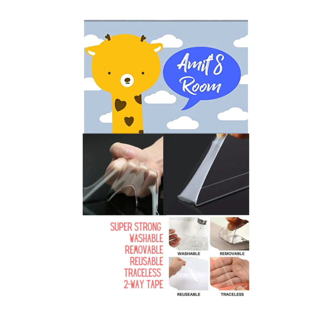 Custom Children's Door Name Plate - Baby Giraffe - Image 4