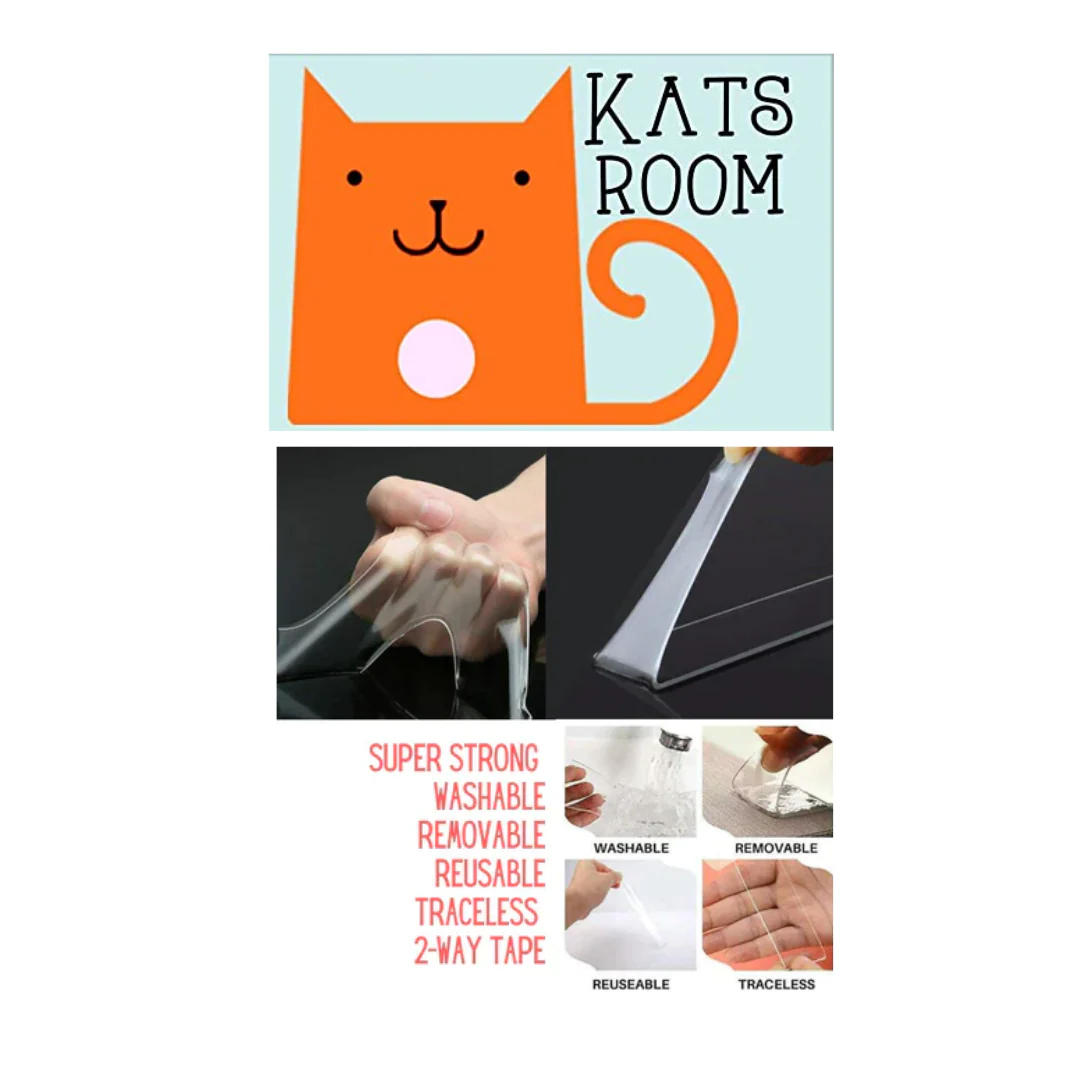 Children's Custom Door Name Plate - Orange Cat - Image 4