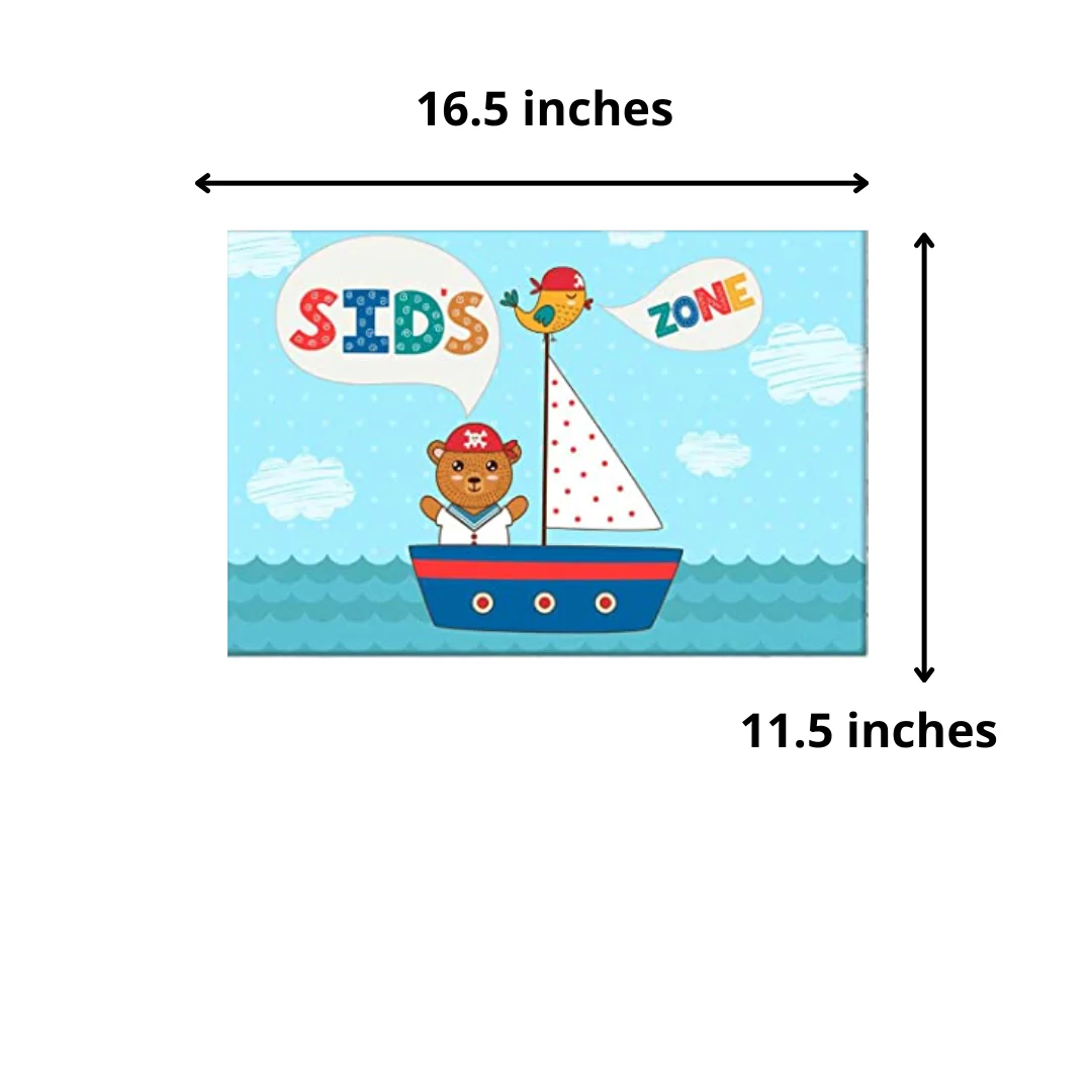Customized Children's Door Name Plate - Ship & Bear. - Image 5
