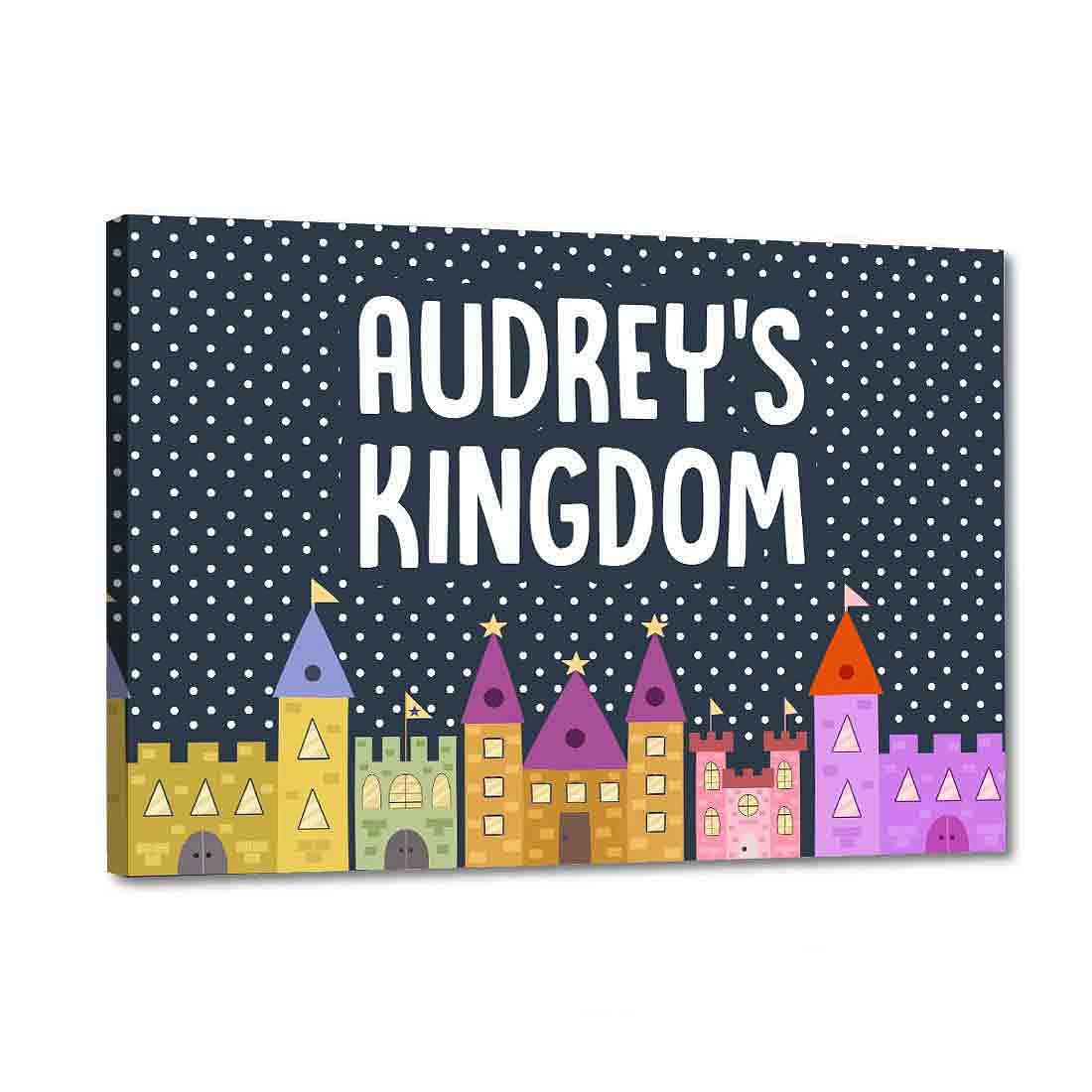 Custom Kids Name Plate - Princess Home