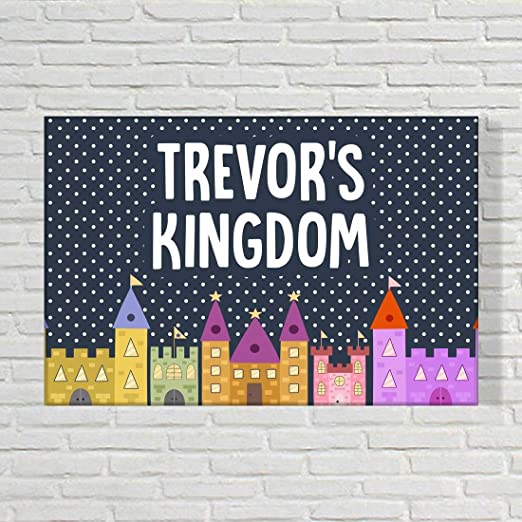 Custom Kids Name Plate - Princess Home - Image 2