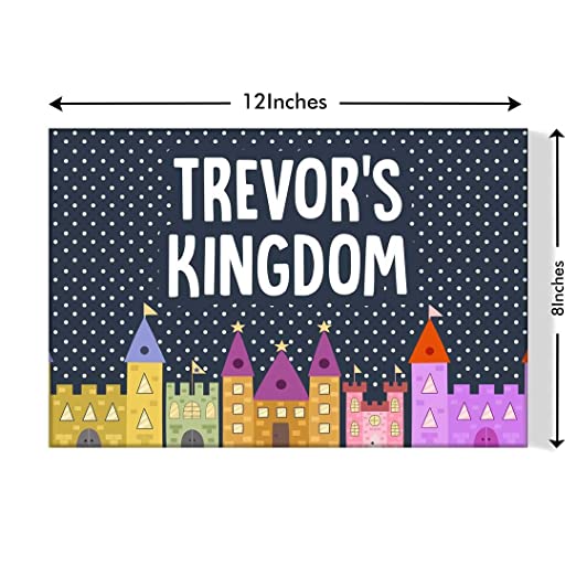 Custom Kids Name Plate - Princess Home - Image 3