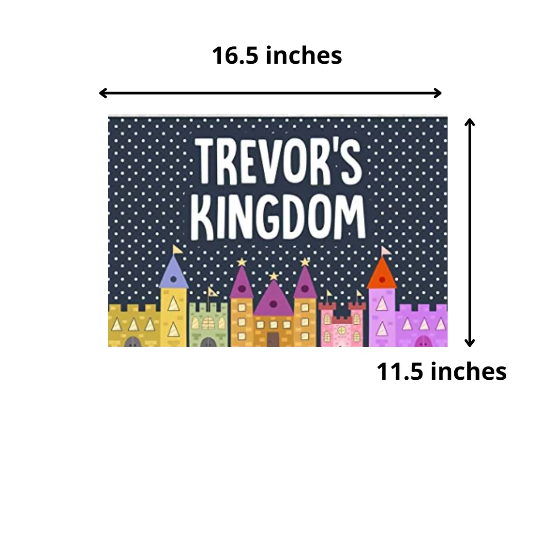 Custom Kids Name Plate - Princess Home - Image 5