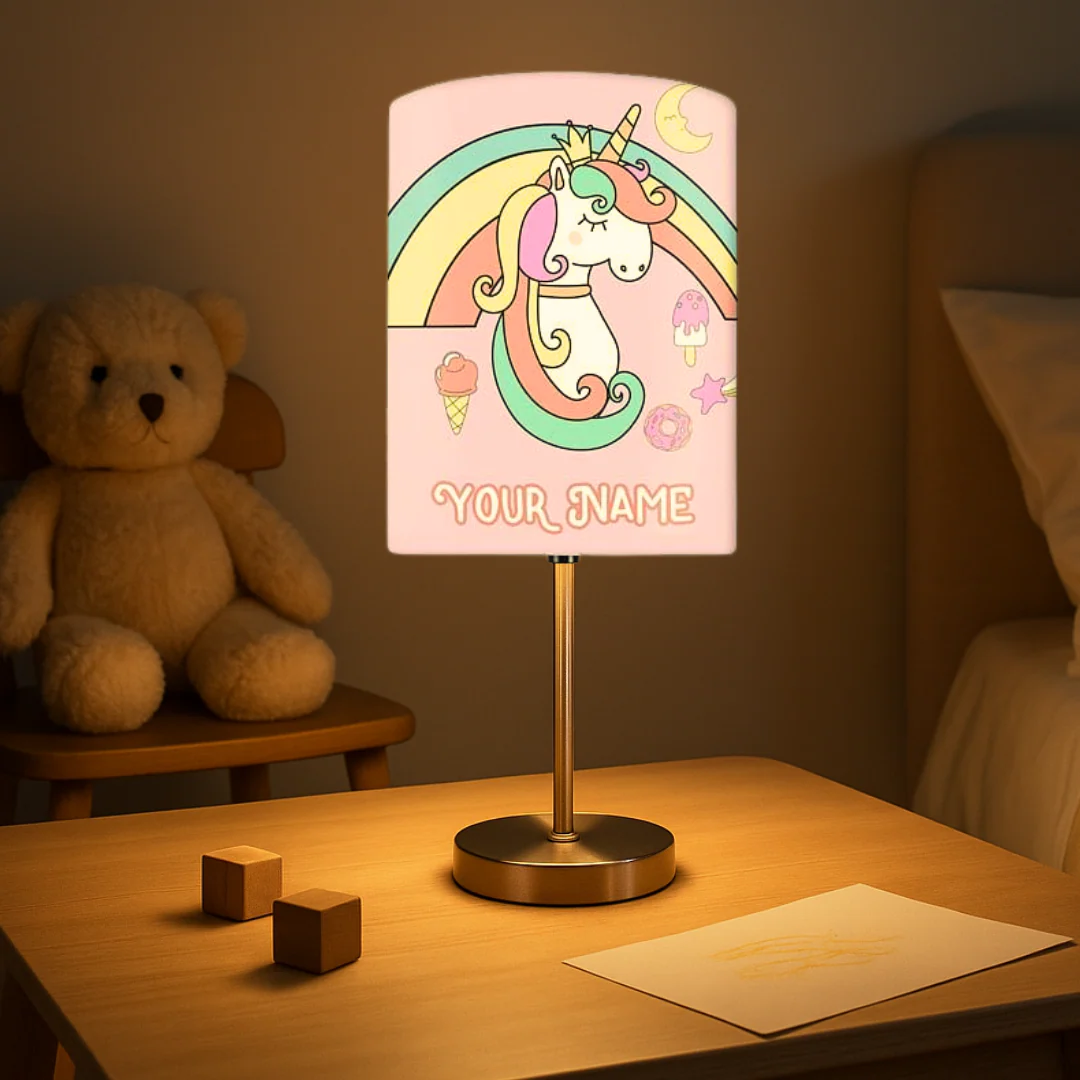 Custom Mini Bedside Lamp for Kids| Small Lamp for Bedroom with 3w LED Bulb - Image 2