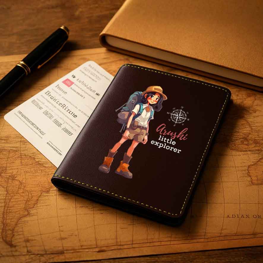 Childrens Passport Holder For Kids - Little Explorer