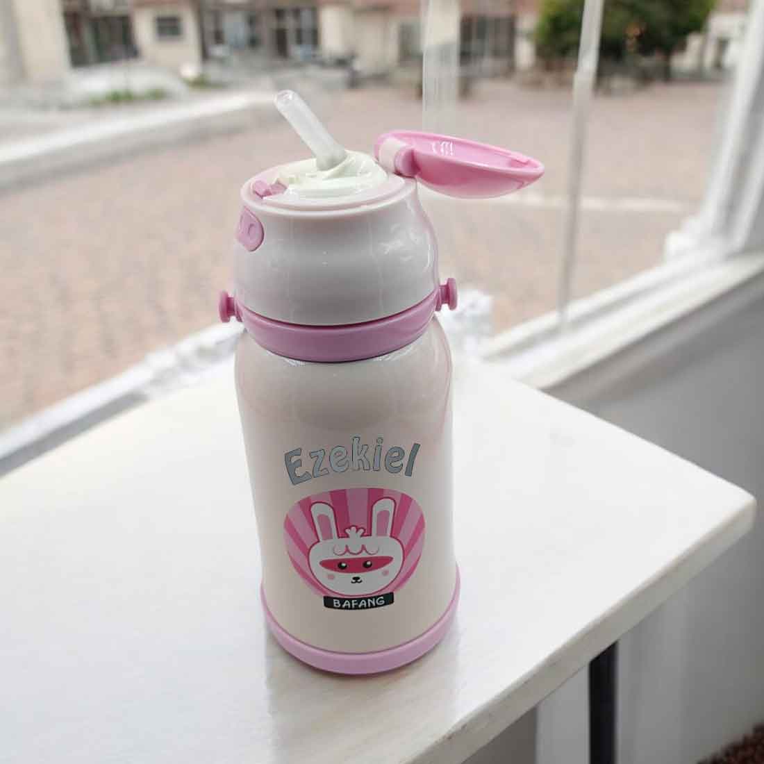 Childrens Personalised Drink Bottles with Name Sipper Bottle for Kids - Image 15
