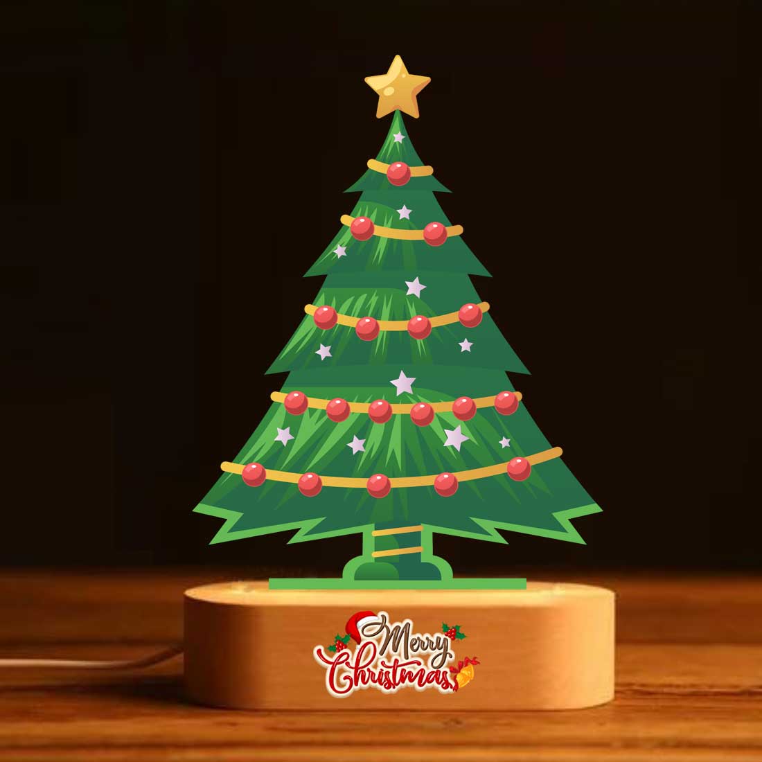 Christmas LED Lamp for Home Decor LED Light - Christmas Tree - Image 2