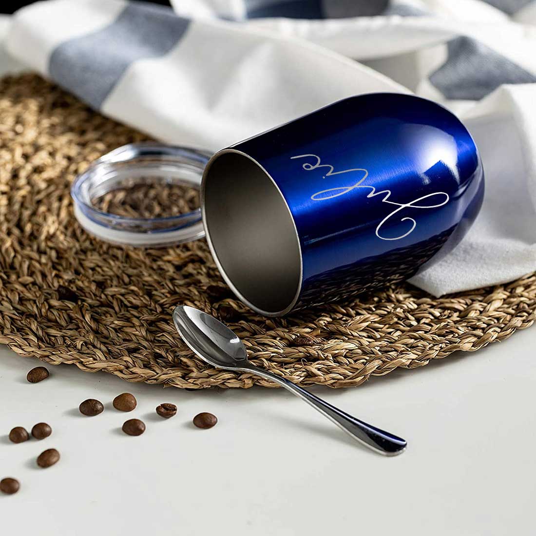 Personalized Coffee Cup With Lid for Office Travelling Car Flask Mug (350 ML) - Add Name - Image 30