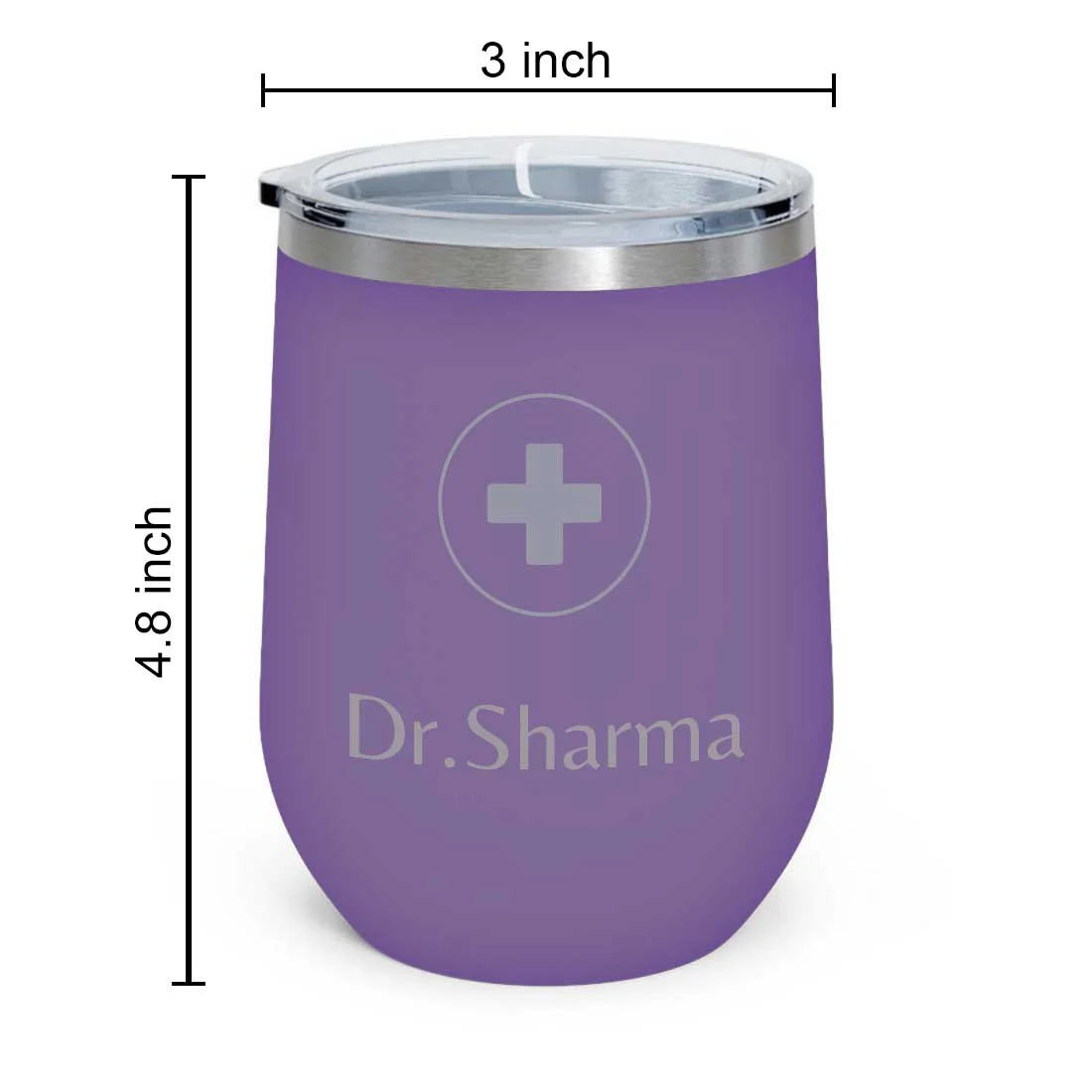 Personalized Stainless Steel Travel Coffee Flask Mug With Lid Gift for Doctor - Image 11