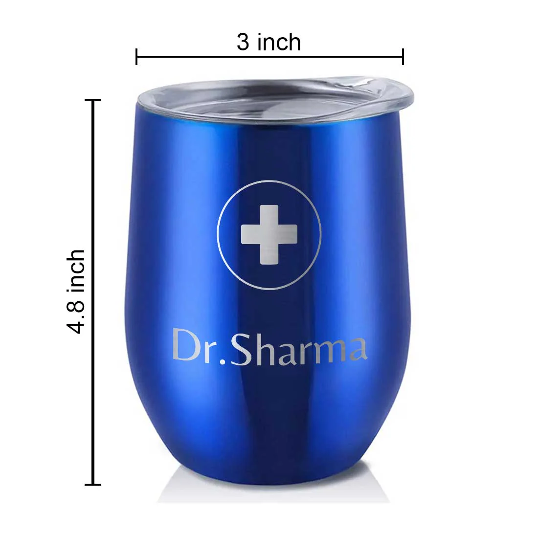 Personalized Stainless Steel Travel Coffee Flask Mug With Lid Gift for Doctor - Image 29