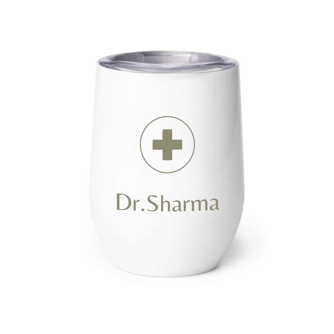 Personalized Stainless Steel Travel Coffee Flask Mug With Lid Gift for Doctor - Image 31