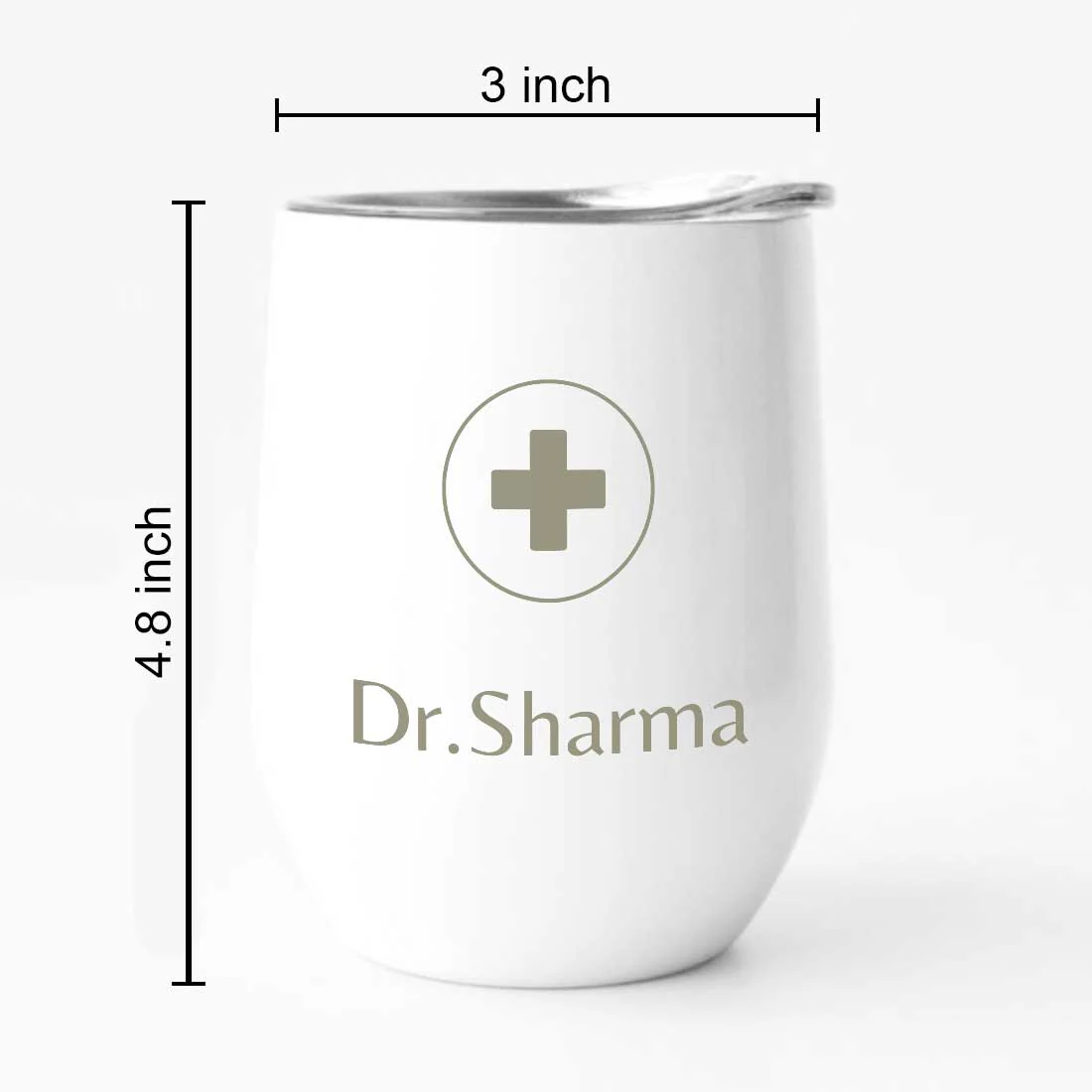 Personalized Stainless Steel Travel Coffee Flask Mug With Lid Gift for Doctor - Image 32