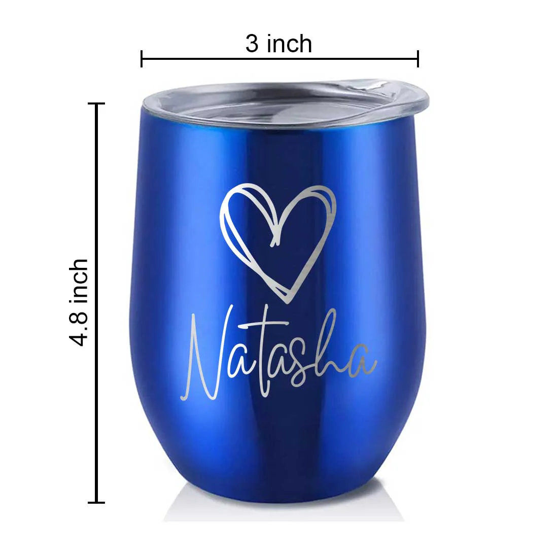 Customized Insulated Coffee Flask Mug With Name Engraved Design (350 ML) - Heart - Image 30