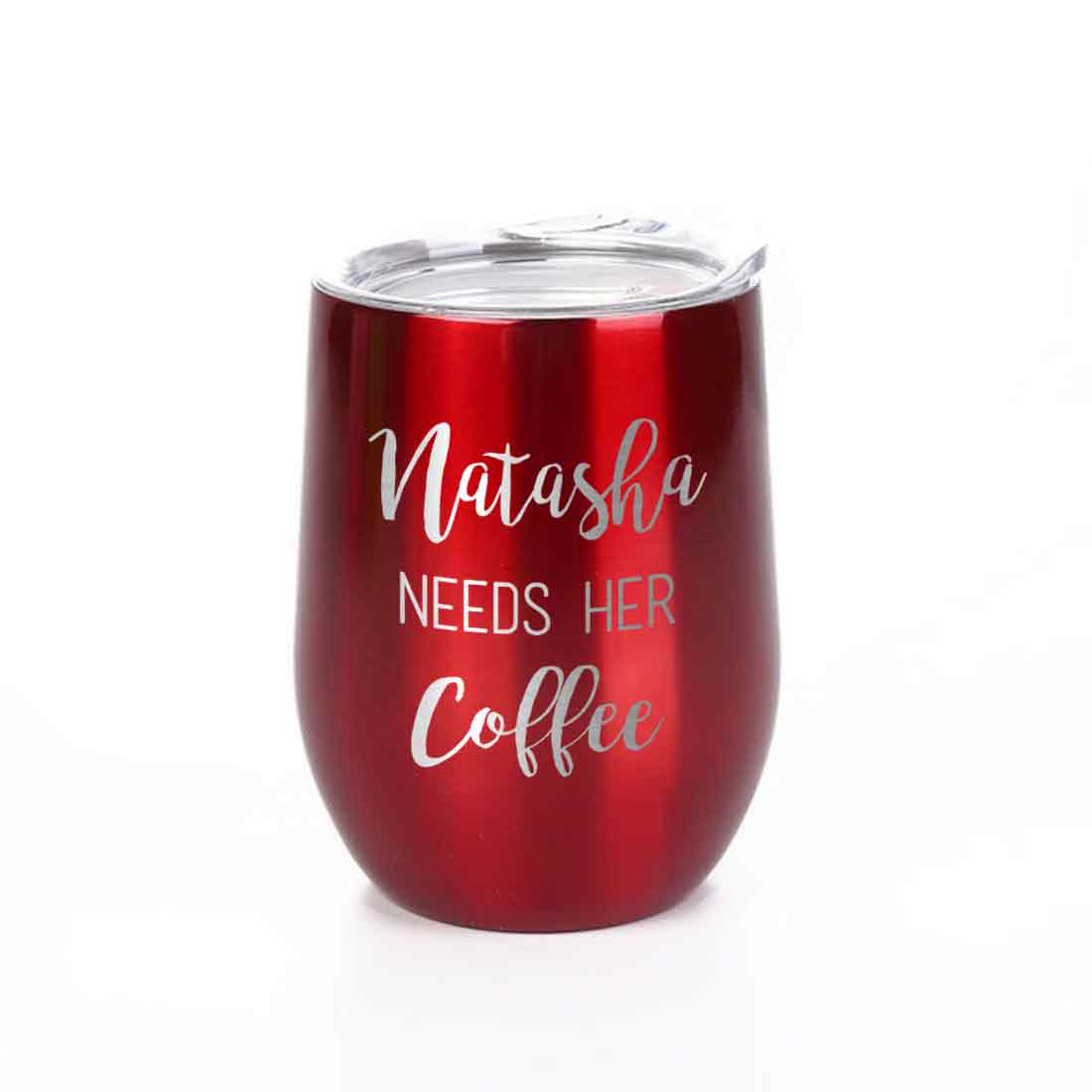 Personalised Coffee Insulated Cup With Lid for Travelling Portable Cup (350 ML) - Coffee Lover - Image 20