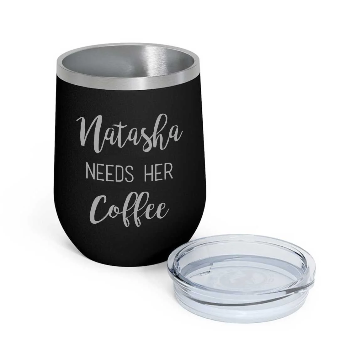 Personalised Coffee Insulated Cup With Lid for Travelling Portable Cup (350 ML) - Coffee Lover - Image 4
