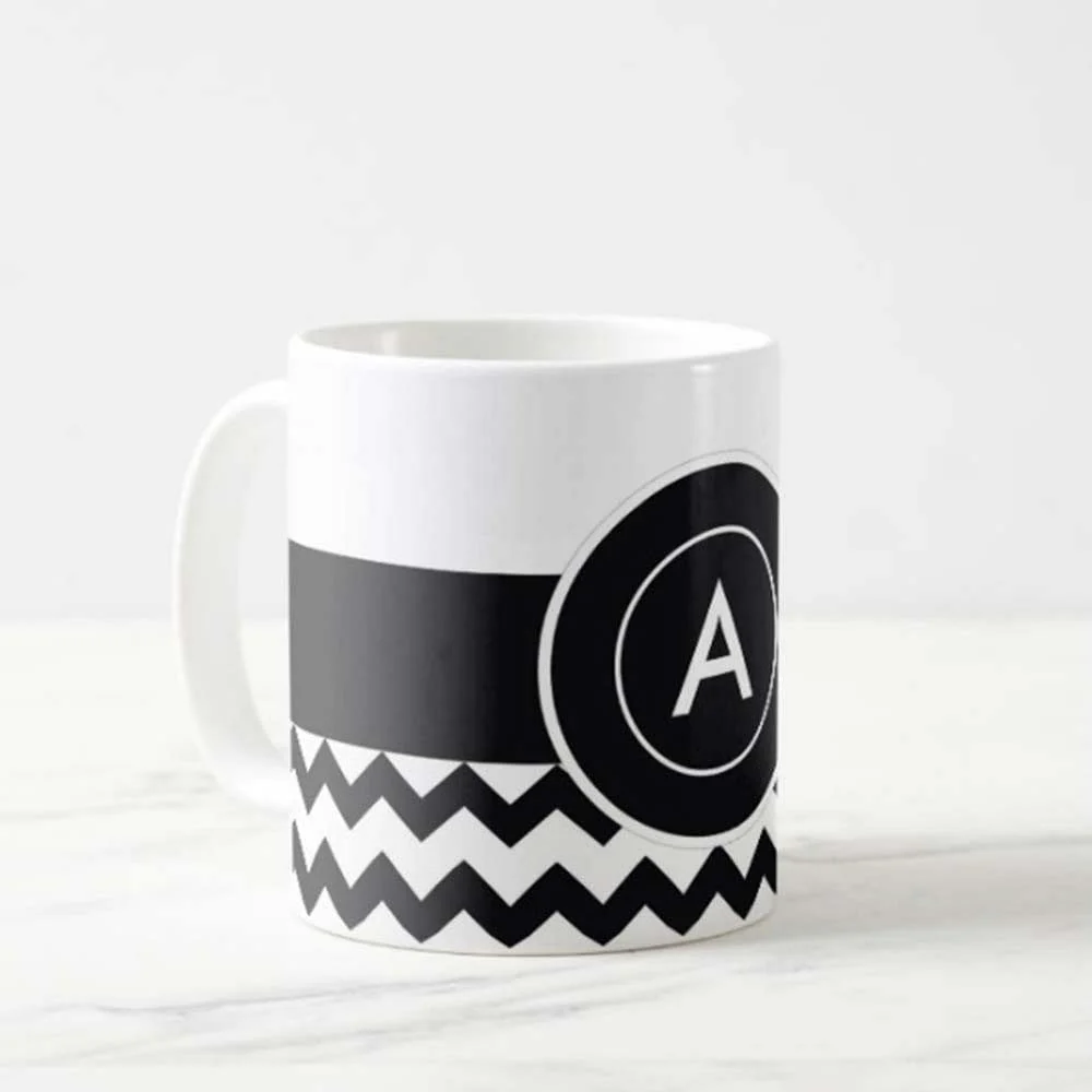 Customized Mug Printing Near Me - Black Strip - Image 2