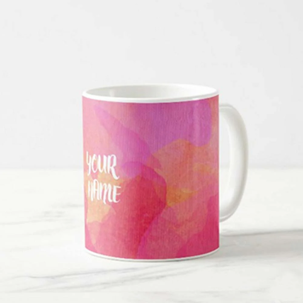 Custom Tumbler Cups - Pink Watercolor - Image 3