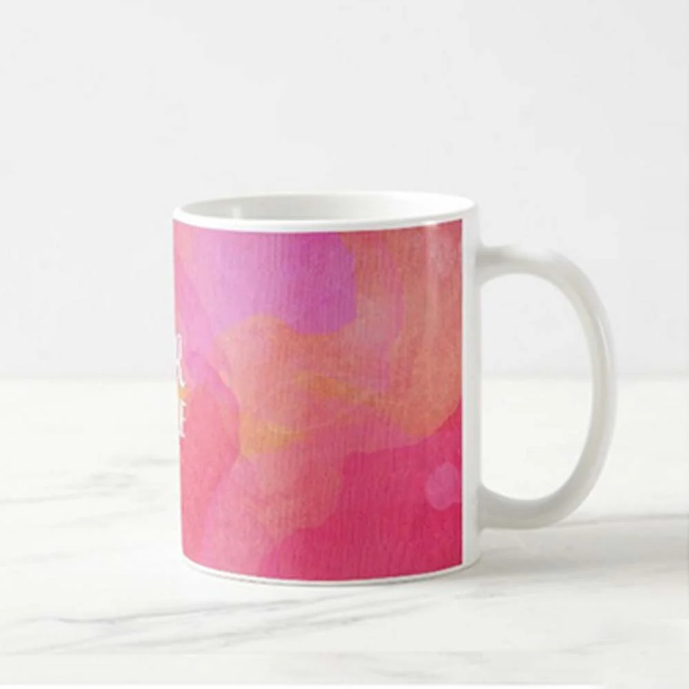 Custom Tumbler Cups - Pink Watercolor - Image 4